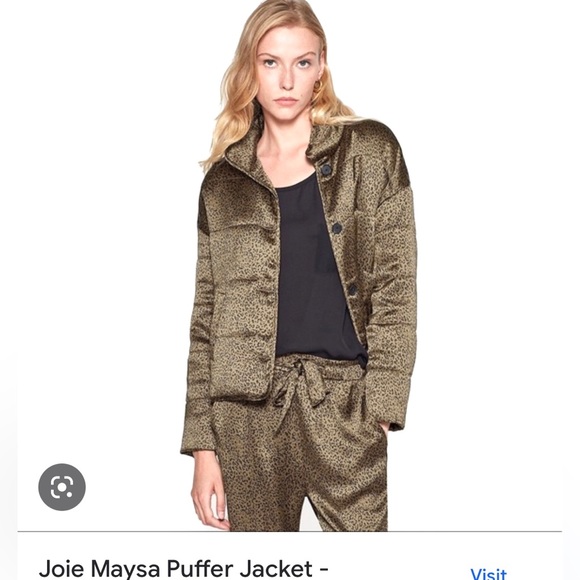 Joie Leopard Print Jacket-NWT - Picture 3 of 16